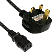 UK Mains Plug to IEC C13
