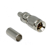 1.0/2.3 Crimp Plug BT3002/SYV-75-2-2  (Solder Pin)