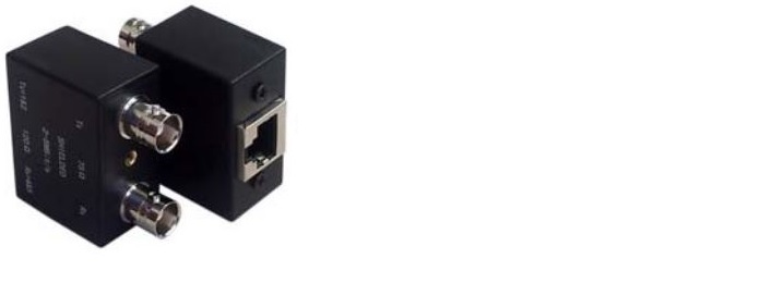 Dual Female BNC to RJ45 Balun Adaptor