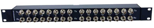 BNC/RJ45 19" Balun Panel (8, 16. 21 & 24 port)