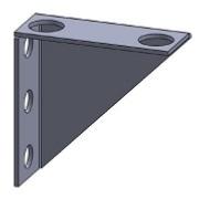 1U 19"Angle Bracket (Pair)