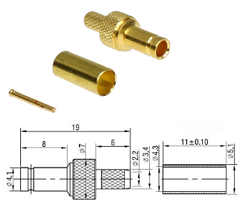 1.0/2.3 Crimp Jack BT3002