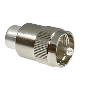 UHF Solder Plug RG58 (Silver Plated)