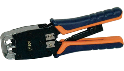 Premium RJ45 / RJ11 Ratchet Crimp Tool