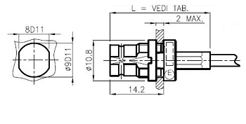 1.6/5.6 Bulkhead Jack BT2002