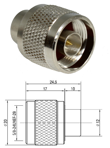 Plug Termination 1W