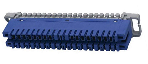 237A 10 pair Disconnect Strip (blue/grey)
