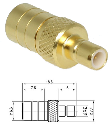 SMB Jack/Plug Adaptor