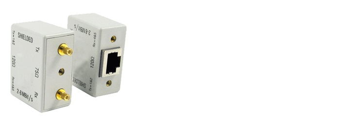 Dual SMB to RJ45 Balun Adaptor