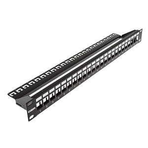 Maxxam Keystone Patch Panel 24 Port 1U Unloaded