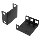 Recessed Bracket Steel, Black 50mm