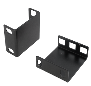 Recessed Bracket Steel, Black 50mm