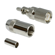 1.6/5.6 Straight Crimp Plug RG179, 1.5C-2V, SYV-75-2-1 (Solder/Crimp/Screw Cover)