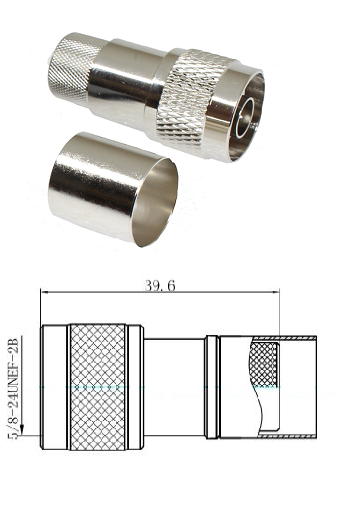 N Type Crimp Plug LMR600 (Easy-Fit)