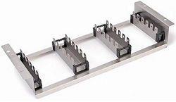 19" Subrack 4U Recessed
