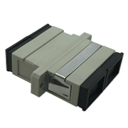 SC/SC Adaptor MM Duplex, with flange, beige