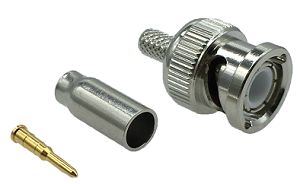 BNC Crimp Plug RG59 Mini