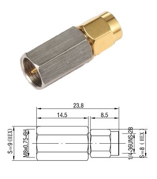 FME Male to SMA Male Adaptor