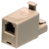 RJ45 Crossover Adapter LAN Cable Converter (Crossed Wire)