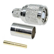 TNC RP Crimp Straight Plug LMR300 (solder pin)