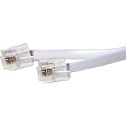 RJ11 Male - RJ11 Male Straight Wired Modem Cable