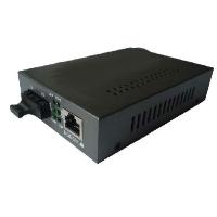 10/100M Media Converter, SFP/LC, AC or DC internal power supply