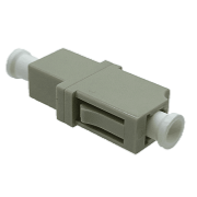 LC/LC Adaptor Simplex Multimode, beige