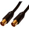 Pro Signal RF Aerial Coax Plug to Plug Cable GOLD Plated