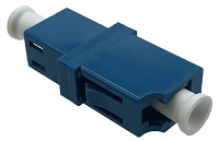 LC/LC Adaptor Simplex Singlemode, blue