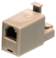 RJ45 Crossover Adapter LAN Cable Converter (Crossed Wire)