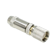 1.6/5.6 Crimp Plug 3C-2V, SYV-75-3-1 (Solder/Crimp/Screw Cover)