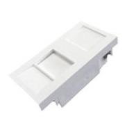 Insert Housing with Cover for Cat5e and Cat6 Keystone Jacks