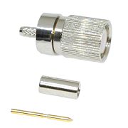 1.6/5.6 Crimp Plug RG179, 1.5C-2V, SYV-75-2-2-1 (Solder Pin)
