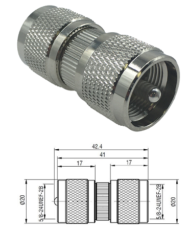 Adaptor UHF Male to N Male