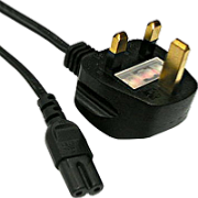 UK Mains Plug to Figure 8 (C7)