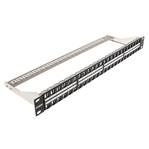 Maxxam Keystone Patch Panel 48 Port 1U Unloaded