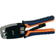 Premium RJ45 / RJ11 Ratchet Crimp Tool