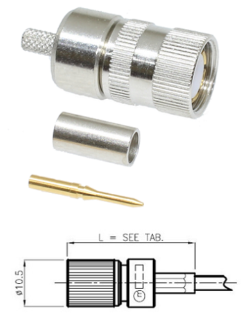 1.6/5.6 Crimp Plug ST212