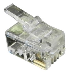 RJ10 4P4C Crimp Plug