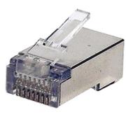 STP RJ45 Crimp Plug (50u) Stranded Round