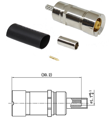 M4 Female RA8000 (solder pin)