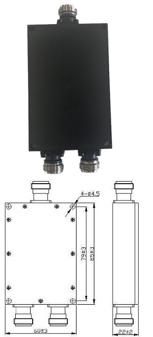 Power Splitter (698-4000MHz, 50W, IP65)