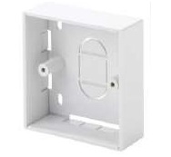 White Single Gang Back Boxes